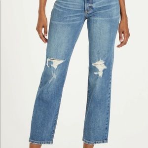 Dear John Jodi Straight Leg Cropped Jeans in Cape Town Wash